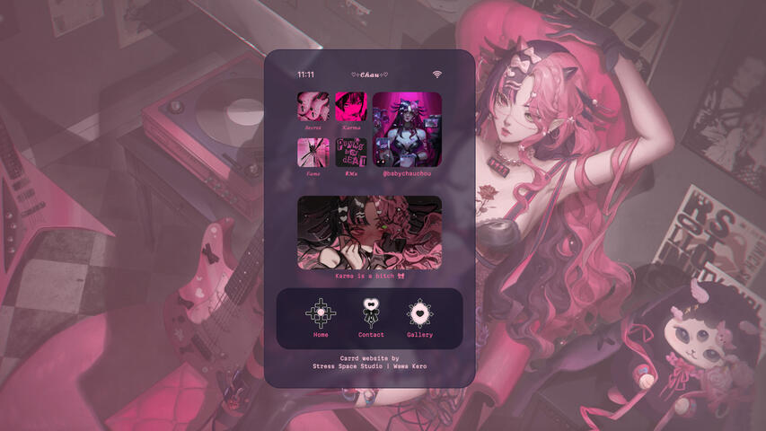 Carrd for @babychauchou